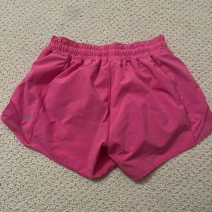Sonic pink lululemon shorts size 4